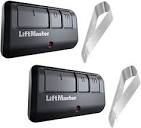 LIFTMASTER 893MAX Garage Door Openers 3 Button Remote Control (2 ...