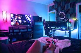 My Aesthetic Battlestation Video Game Rooms Game Room Accessories Gaming Room Setup