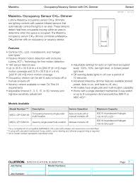 Ht 7650 Occupancy Sensors Only Work If They Can See You So If The Switch Free Diagram