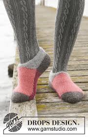 Many beginner knitters start off making scarves and then move on to making hats, but sometimes using those circular needles to knit in the round puts people. Sorbet Slippers Drops 203 23 Free Knitting Patterns By Drops Design