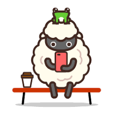 24 Funny Interesting Gulu Sheep Wechat Emoji Gifs Cute Gif Cute Piggies Sheep