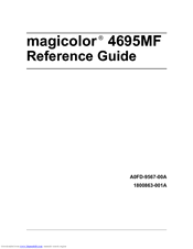 Its actually called magic color. Konica Minolta Magicolor 4695mf Manuals Manualslib