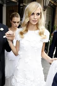 The Most Memorable Bridal Hairstyles Of All Time Poppy Delevingne Wedding Celebrity Wedding Hair Wedding Dress Couture