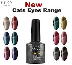 details about cco uv led nail gel polish varnish soak off cats eyes range 12 colours free p p