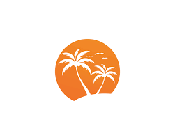Palm Tree Summer Logo Template 596603 Vector Art At Vecteezy