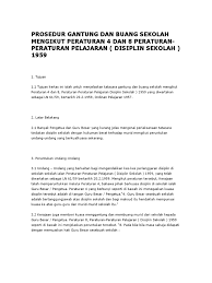 Jadi secara singkat dapat disimpulkan bahwa disiplin berhubungan dengan pengendalian diri supaya dapat menbedakan mana. Lampiran B Contoh Surat Pertuduhan Gantung Sekolah Sebagai Hukuman Tatatertib Download Kumpulan Gambar