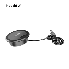 Plastic Fast Desktop Mobile Phones Home Office Furniture Space Saving Desk Usb Wireless Charger Mounted Round Embedded Table Chargers Aliexpress