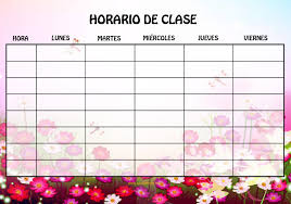 ¿listos para regresar a clases? 10 Modelos De Horarios Escolar Para Ninos Material Para Maestros Planeaciones Examenes Material Didactico Y Mas Educanimando