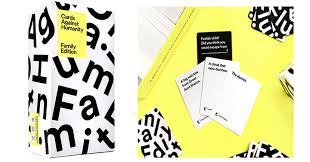 Heavily influenced by the popular apples to apples card game, it was initially named cardenfreude (a pun on schadenfreude) and involved a group of players writing out the most abstract and, often, humorous response to the topic question. Cards Against Humanity Family Edition Just 25 00 Freebies2deals