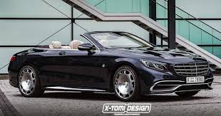 New Mercedes Maybach S650 Cabriolet Should Look Something Like This Carscoops Mercedes Maybach Maybach Mercedes Maybach S600