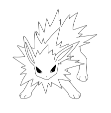 The spruce / wenjia tang take a break and have some fun with this collection of free, printable co. Free Printable Pokemon Jolteon Coloring Pages Free Pokemon Coloring Pages