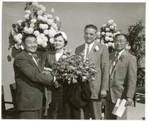 Grand opening of the San Francisco Flower Terminal, September 1956
