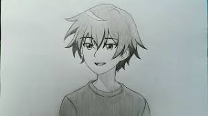Gambar animasi cowok bertopi keren paling bagus. Sketsa Anime Cowok Ganteng