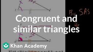 Check spelling or type a new query. Ca Geometry More On Congruent And Similar Triangles Video Khan Academy