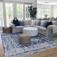 Hillsby Oriental Beige Area Rug Blue Living Room Decor Blue Rugs Living Room Farm House Living Room