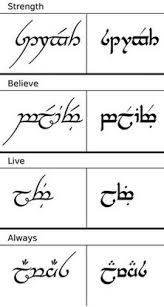 Ich hoffe jemand hat den oder kann . 24 Elbisch Ideen Elbisch Elbisches Tattoo Herr Der Ringe Tattoo