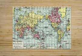 The map is thereby conformal. A 1930 S Map Of The World On Mercator S Projection The British Empire Shown In Red Pacificstock