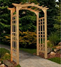 Outdoor Arbor Garden Trellis Archway Decor Patio Wedding Arch Walkway Cedar Wood Ebay Garden Entrance Wood Arbor Wooden Arbor