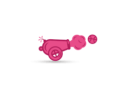 Cannon Shot Instagram Icons Cannon Art Design