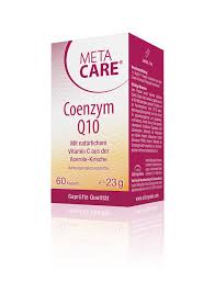Coenzyme q, also known as ubiquinone, is a coenzyme family that is ubiquitous in animals and most bacteria (hence the name ubiquinone). Meta Care Coenzym Q10 Energie Fur Ihre Zellen At