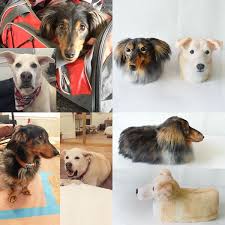 Now if only our dog would bring us our slippers… Satchel And Gus Slippers 3 3 Custom Stuffed Animal Unique Animals Pets