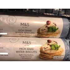 Hot Sale Uk Marks Spencer High Bake Water Biscuits Halal Shopee Malaysia