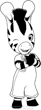 Aqui no desenhos & colorir você encontra milhares de desenhos para imprimir e colorir. Desenho De Zou Zebra Para Colorir