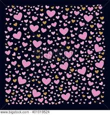 A collection of the top 55 pink heart wallpapers and backgrounds available for download for free. Pink Gold Hearts Vector Photo Free Trial Bigstock