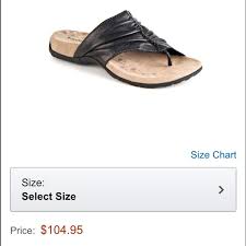 Taos Black Sandals Like New Size 8