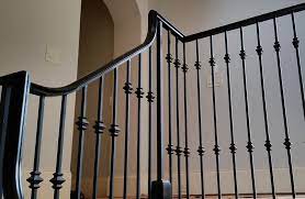 Rod iron stair railing cost,rod iron stair railing houston. Wrought Iron Stair Railing Southern Staircase Artistic Stairs