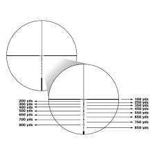 Nikon P 308 4 12x40mm Bdc 800 Rifle Scope 670442 Rifle