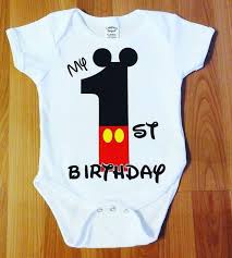 Mickey Mouse Birthday Boy T Shirt My First Birthday Mickey Mouse T Shirt Etsy Mickey Mouse Birthday Shirt Mickey 1st Birthdays Mickey First Birthday