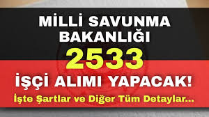 Milli savunma bakanlığı'ndan alınan bilgilere göre i̇şkur üzerinden 18 yaşını doldurmuş olmak ve 36 yaşından gün almamış olmak gibi genel şartları sunarken vatandaşlar msb işçi alımı. Milli Savunma Bakanligi Cok Sayida Isci Alimi Yapacak Iste Sartlar Ve Tum Detaylar