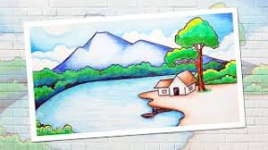 Di video kali ini adalah cara menggambar dan mewarnai gradasi pemandangan pegunungan:) terlebih dahulu saya. Drawing By Fifitan Pemandangan Air Terjun Creative Ideas