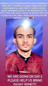 WE NEED EVERYONE HELP WE ARE GOING ON DAY 6 NOW!!! @News12LI is not  broadcasting ISAIAH HENRIQUEZ STORY ON T.V WE NEED HIS STORY TO BE  BROADCASTED BY EVERY NEWS OUTLET ON