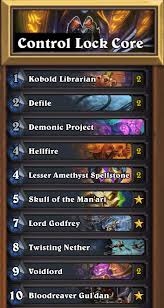 On this page, you will find the best wild decks decks to play! Control Warlock A Hearthstone Deck Building Journey