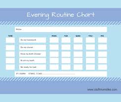 Kids Evening Routine Checklist With Free Printable