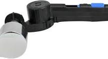 Fluidmaster 641 PERFECT FIT Universal Toilet Tank Flush Lever In Chrome,  Metal Toilet Handle With Adjustable Arm