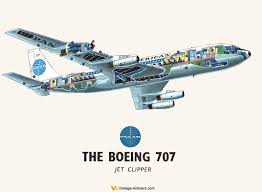 Pan Am B707 Vintage Airlines Boeing 707 Vintage Airplanes