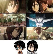 I Love The Part When Mikasa Says Eren If You Love Anime Then Don T Click Here Anime Attack On Titan Anime Attack On Titan Fanart