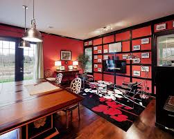See more ideas about desk decor, decor, handmade business cards. 20 Home Offices That Turn To Red For Energy And Excitement