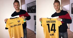 Arminia bielefeld empfängt dynamo dresden. Dynamo Dresdens Sturmerstar Moussa Kone Stiftet Matchworn Trikot
