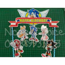 Wah, kita udah mau masuk ke musim ulang tahun nih! Cake Banner Sonic The Hedgehog Tusukan Hiasan Kue Ulang Tahun Pemeriah Pesta Birthday Party Lazada Indonesia