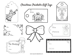 Printable coloring christmas gift tags. Free Christmas Gift Tags To Color Cultured Palate