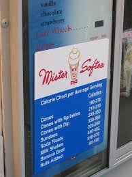 Mr Softee Calorie Chart Soda Floats Mister Softee Vanilla Chocolate