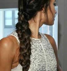 Braided hair can also be an element in more complex hairstyles that beautifully combine several elements. 25 Indian Hairstyles For Round Faces With Pictures