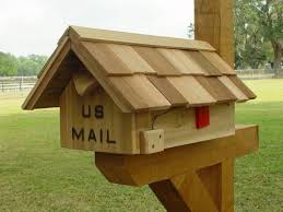 Handcrafted Cedar Wood Mailboxes Custom Mailboxes Wooden Mailbox Custom Mailboxes Wood
