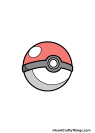 Pokeball Drawing - How To Draw A Pokeball Step By Step