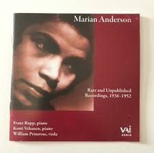 Rare & Unpublished Recordings 1936-1952 by Anderson, Marian