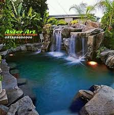 Tukang Kolam Jakarta Kolam Air Macur Batu Alam Kolam Tebing Air Terjun Batu Buatan Kolam Ikan Koi Desain Halaman Belakang Kecil Kolam Renang Alami Pool Spa